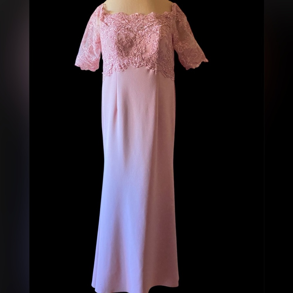 Azazie Mermaid Off The Shoulder Lace Dress